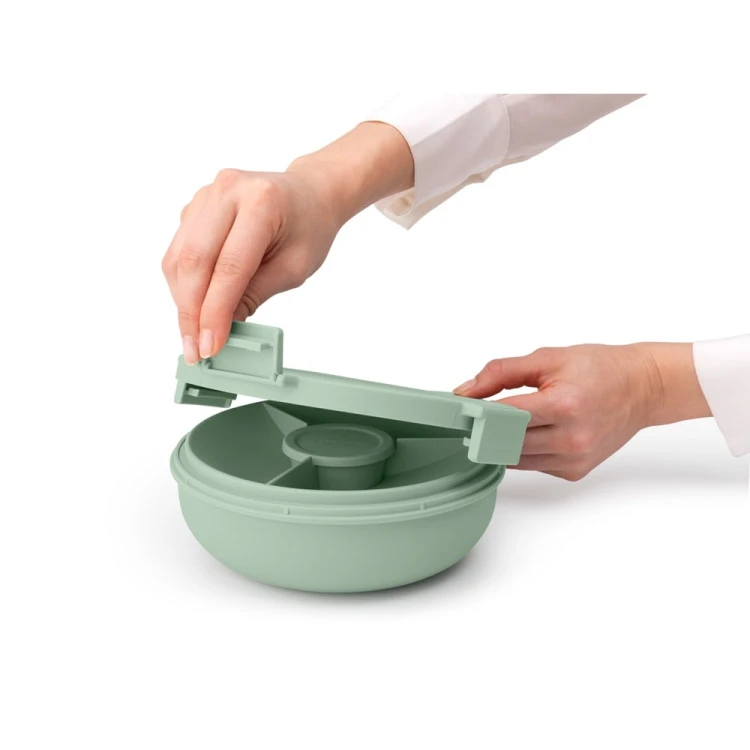 Купа за салата Brabantia Make&Take 1.3L, Jade Green