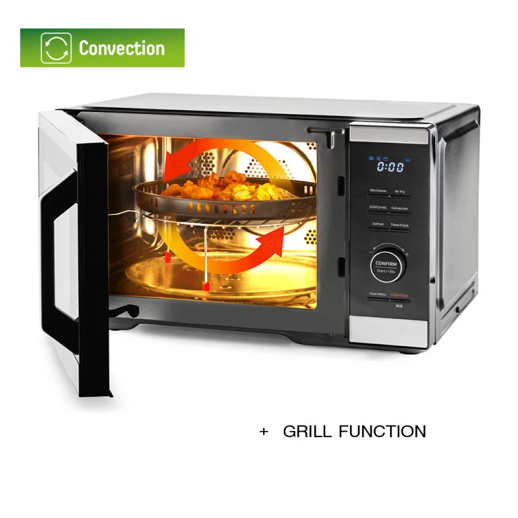 Микровълнова фурна 2в1 MUHLER MO-979 Air Plus, 27L, черна, дигитална