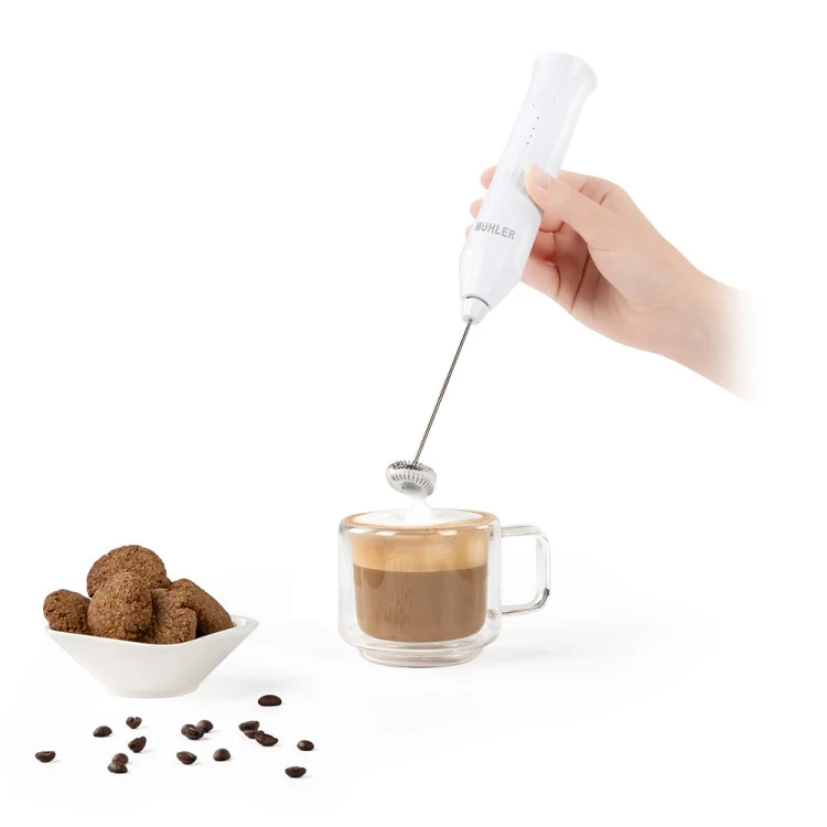 Мини миксер за фрапе 2в1 Muhler FMX - 1010C, безжичен,две приставки, USB type-C