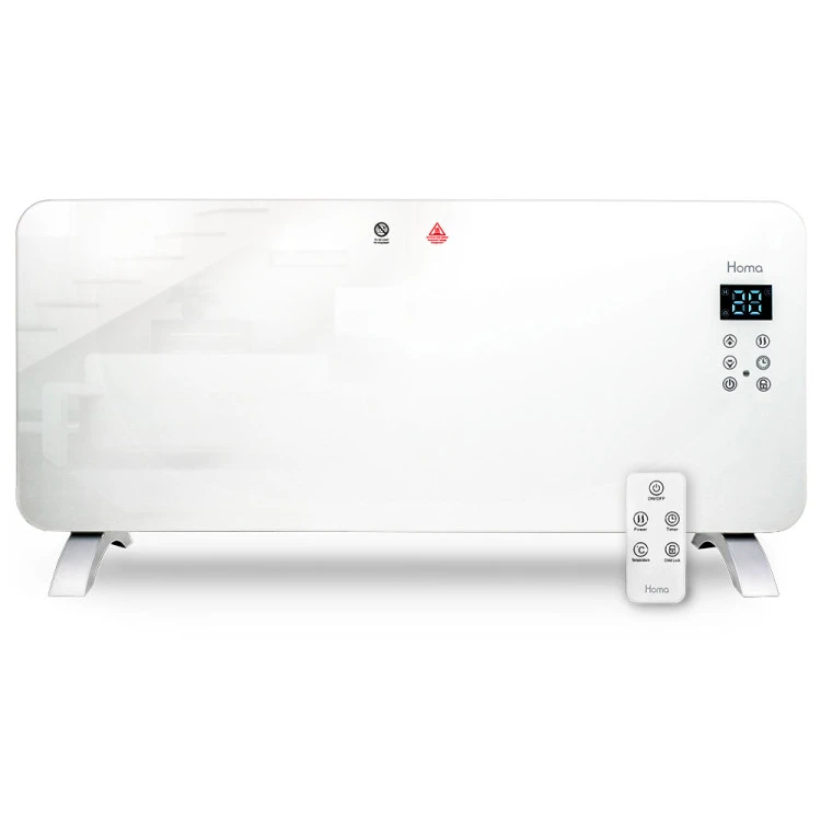 Печка конвекторна Homa PH-2039-GW, 2000W, стъклен панел