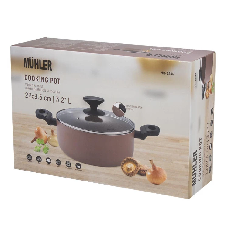 Промо-комплект 4 съда за готвене Muhler серия Kikka