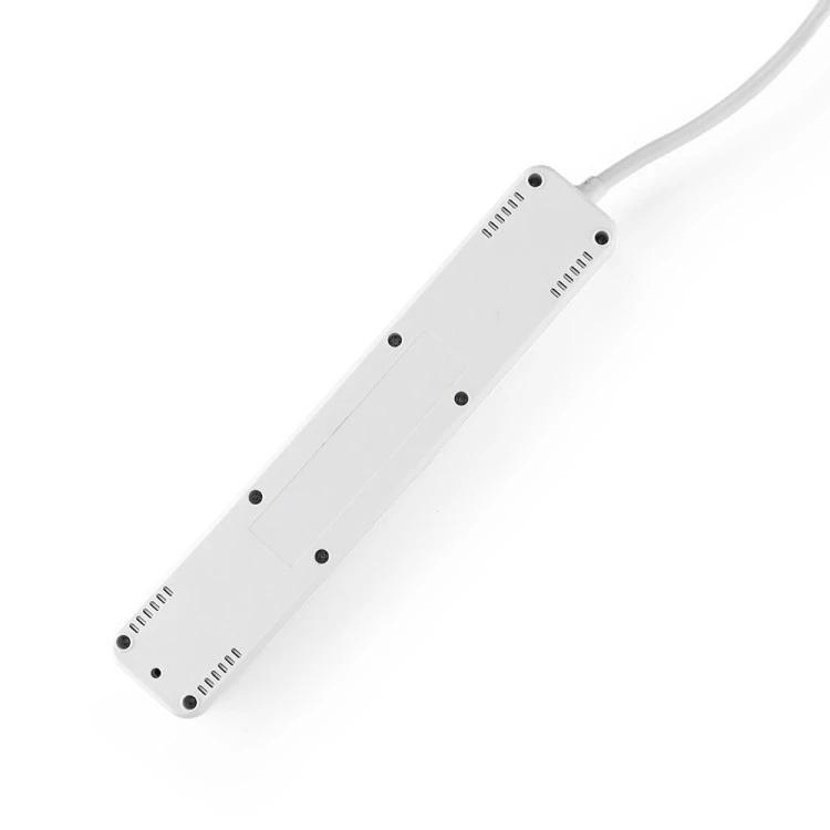 Разклонител Muhler с ключ, 4гн. +2X USB порта тип А+C(бързо зарядно)