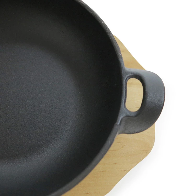 Съд за готвене и сервиране с 2 дръжки Luigi Ferrero Tika FR-2144 21.5x16.5x4.4cm, чугун