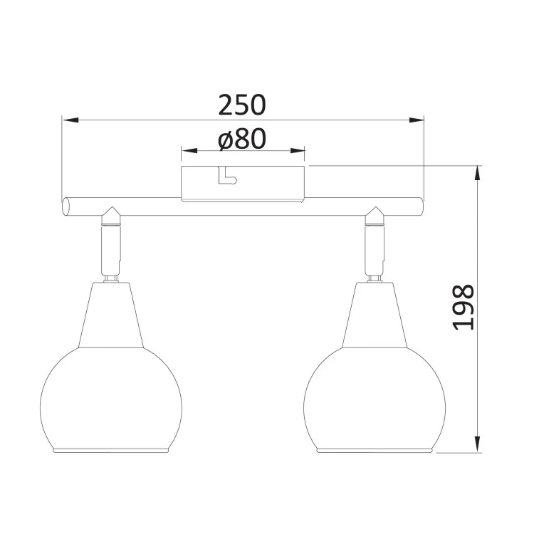 Спот 2-ка Sion, E 14, 2 x max 40W