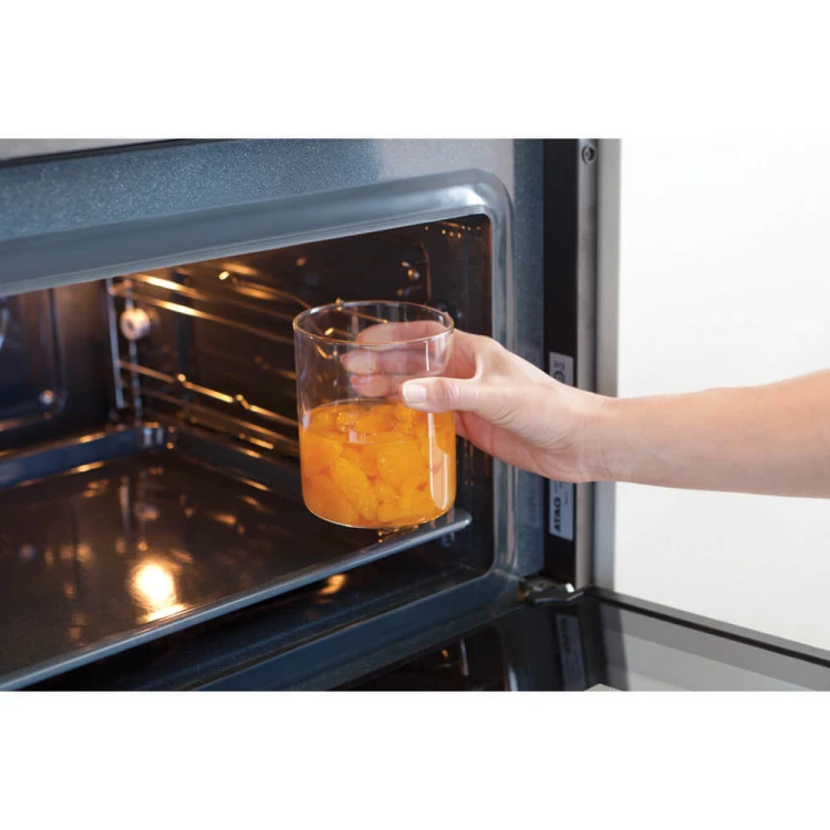 Стъклен буркан Brabantia Stackable 0.6L, Dark Grey