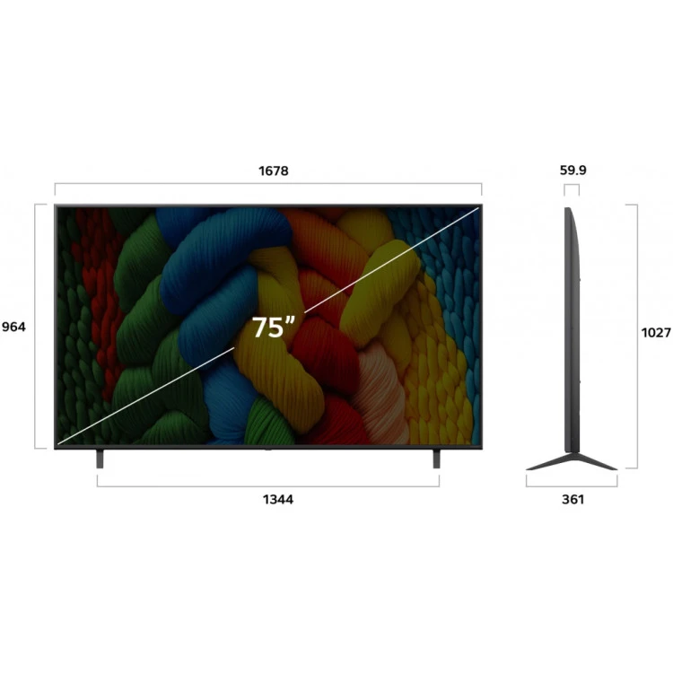 Телевизор LG LED 75NANO80A3B