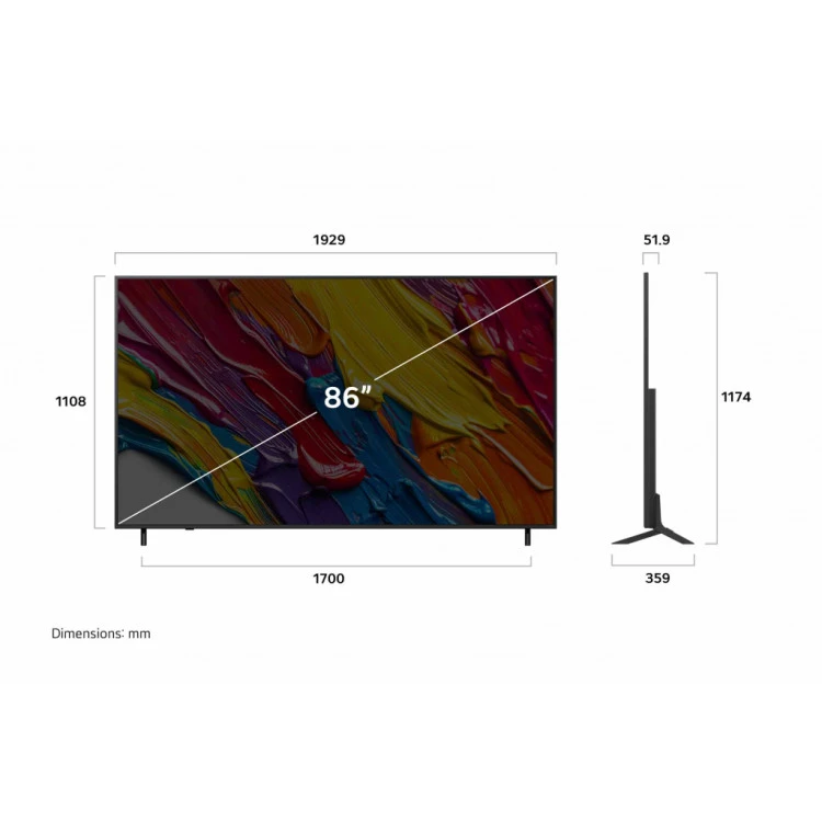 Телевизор LG LED 86QNED82A3B