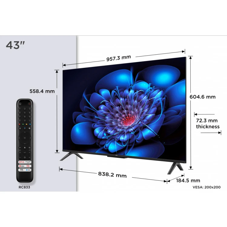 Телевизор TCL 43P69K
