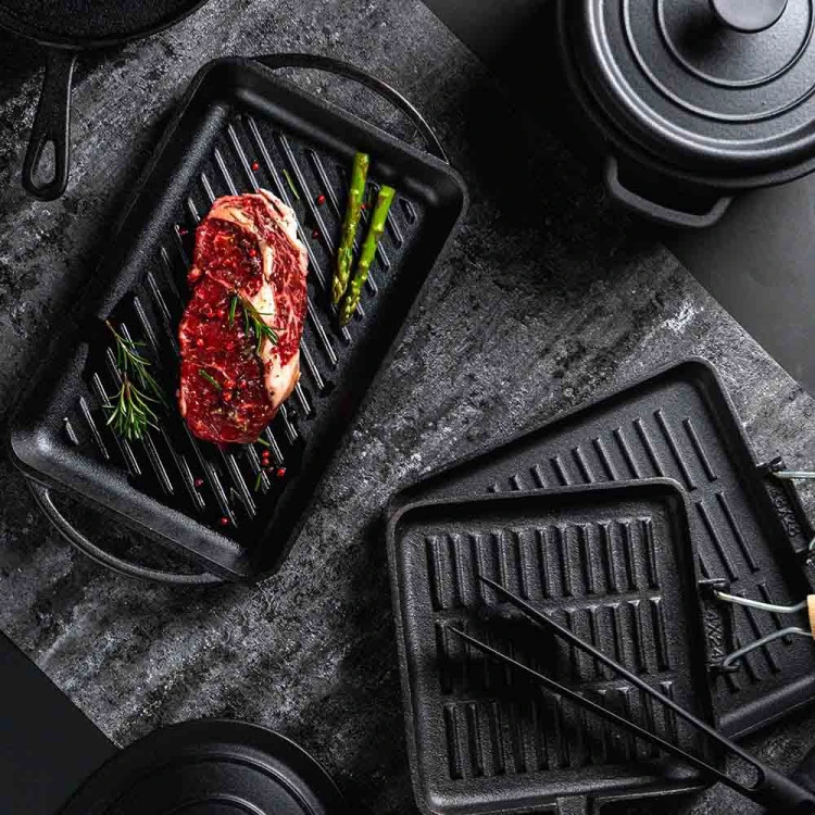 Тиган грил Luigi Ferrero Tika FR-2416CI NEW 24x24cm, чугун