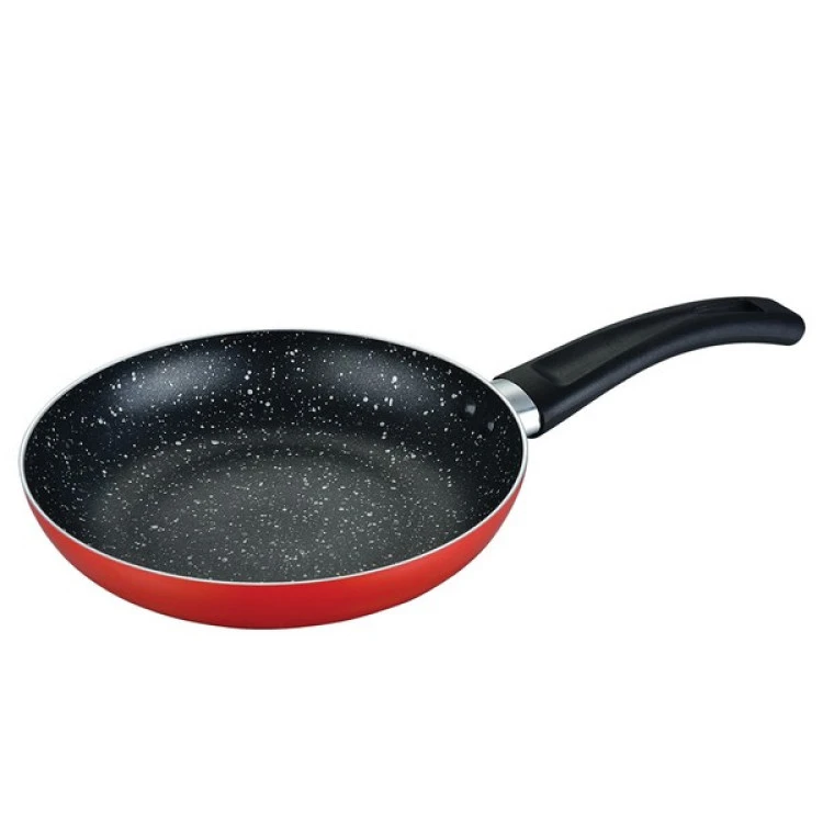 Тигани комплект Muhler MR-2824S NEW с шпатула 24x4.5cm, 28x5 cm, червени