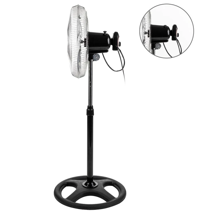 Вентилатор на стойка 16''Muhler FM-6136D 3in1, 50W, индустриален, на стойка, стена, под