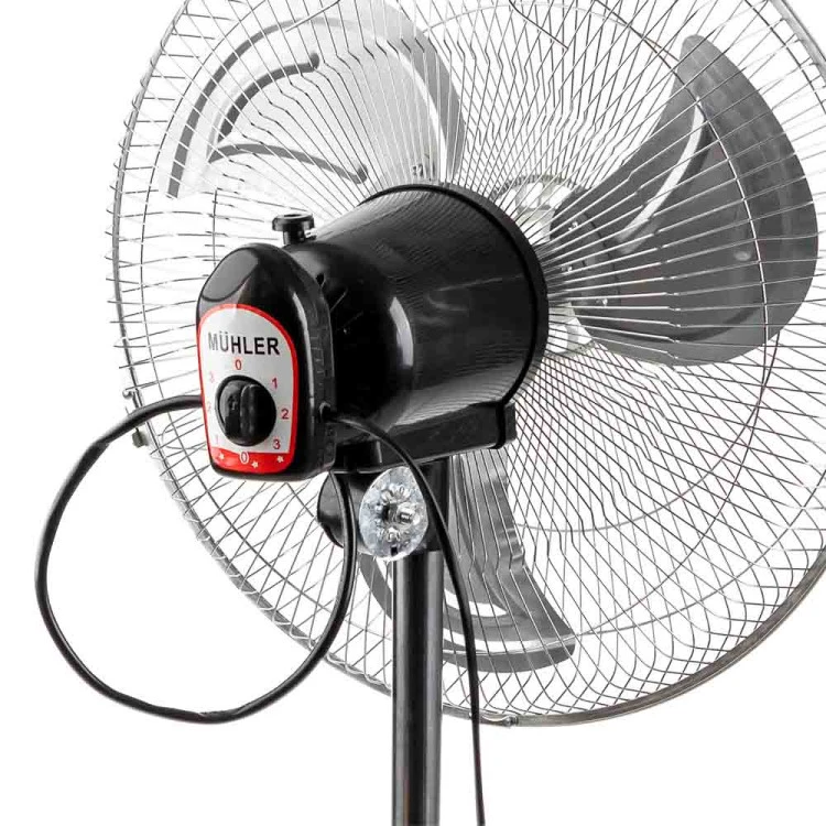 Вентилатор на стойка 16''Muhler FM-6136D 3in1, 50W, индустриален, на стойка, стена, под