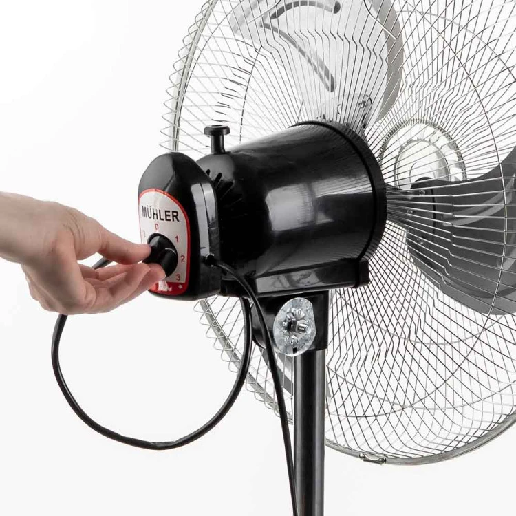 Вентилатор на стойка 16''Muhler FM-6136D 3in1, 50W, индустриален, на стойка, стена, под