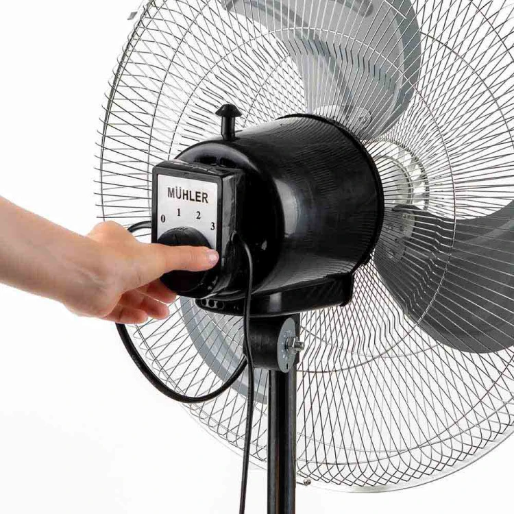 Вентилатор на стойка 18''Muhler FM-8138D 3в1, 70W, индустриален, на стойка, стена, под