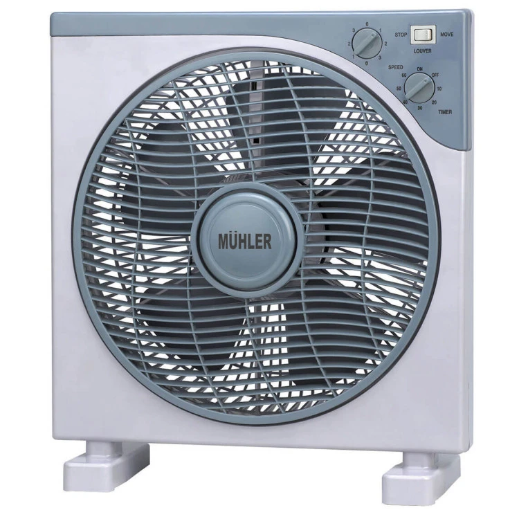Вентилатор подов 12'' Muhler SMX-1250, 35W, бокс, таймер, 5 перки